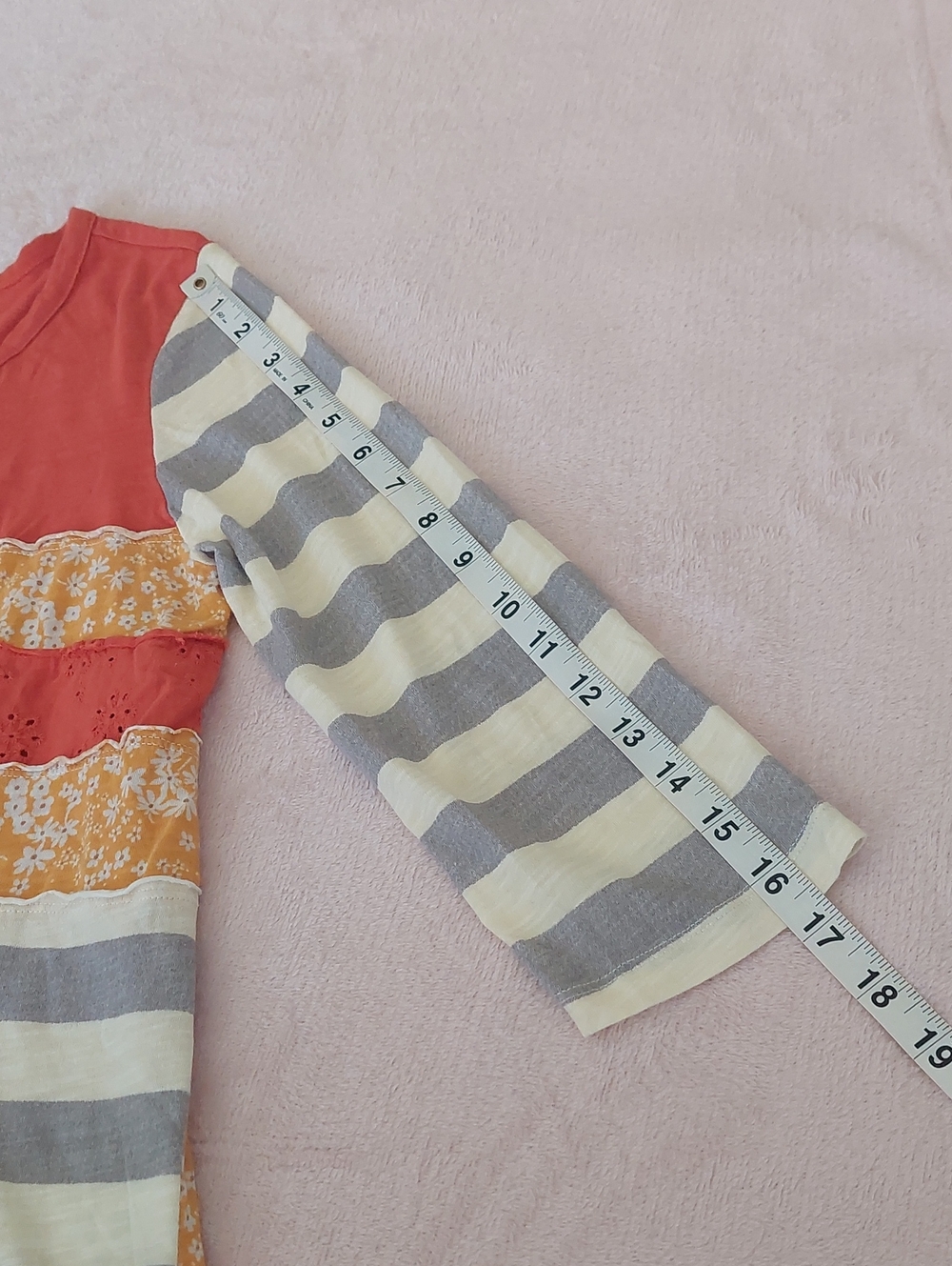 CATO Striped Mixed-Print Jersey Knit Top NWOT - Picture 6 of 10